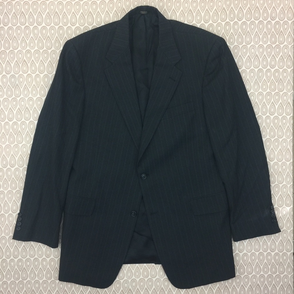 Society Brand LTD Men's Black Suit Size 42 R C93